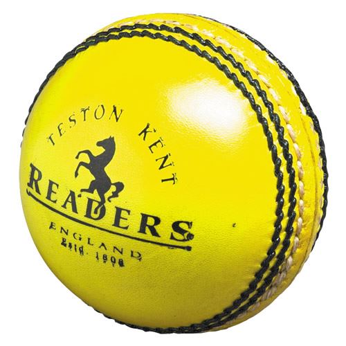 Readers Indoor Yellow Leather Cricket Ball Bulk Buy