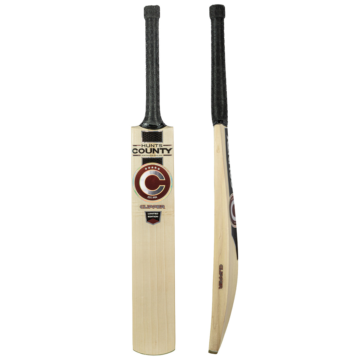 Hunts County Clipper Limited Edition Cricket Bat