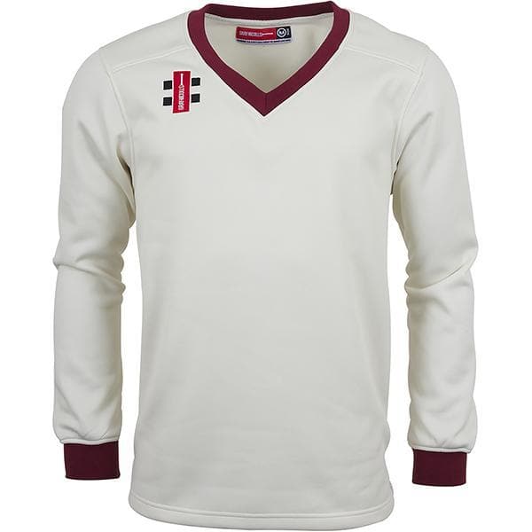 Gray Nicolls Velocity Junior Sweater Maroon