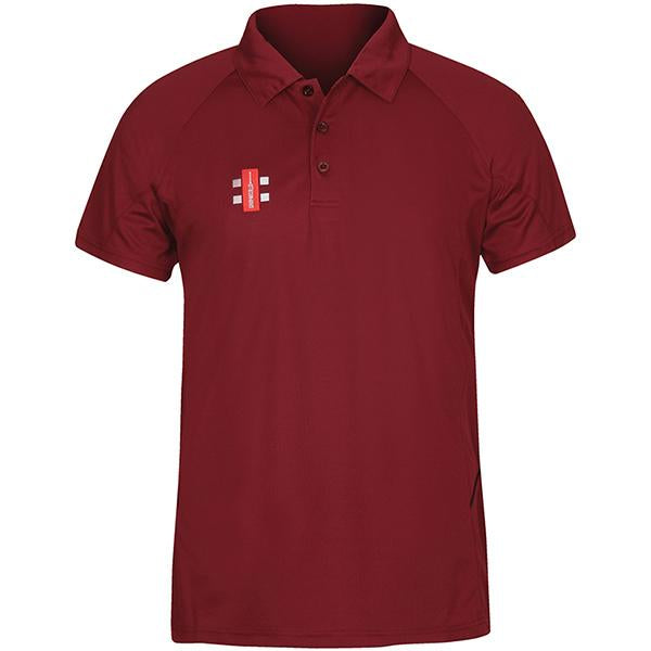 Gray-Nicolls Matrix Junior Polo Shirt Maroon