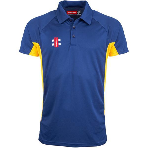 Gray-Nicolls Matrix Junior Polo Shirt Navy/Gold