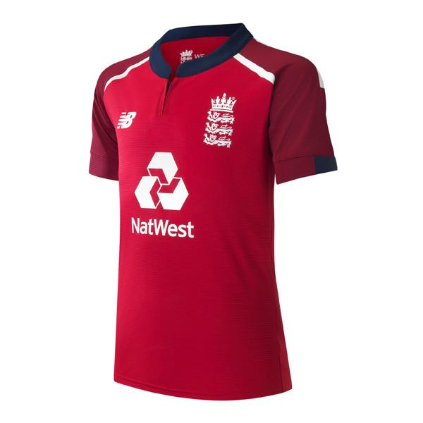 ECB T20 SS Mens Cricket Tee Replica front