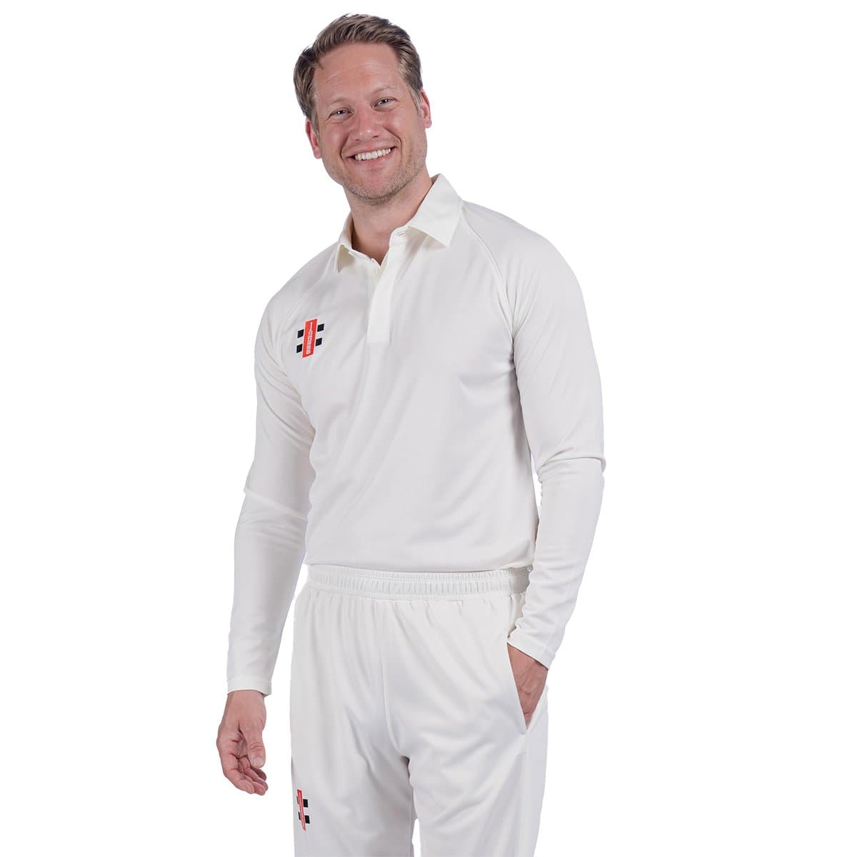 Gray Nicolls Matrix V2 Long Sleeve Junior Cricket Shirt