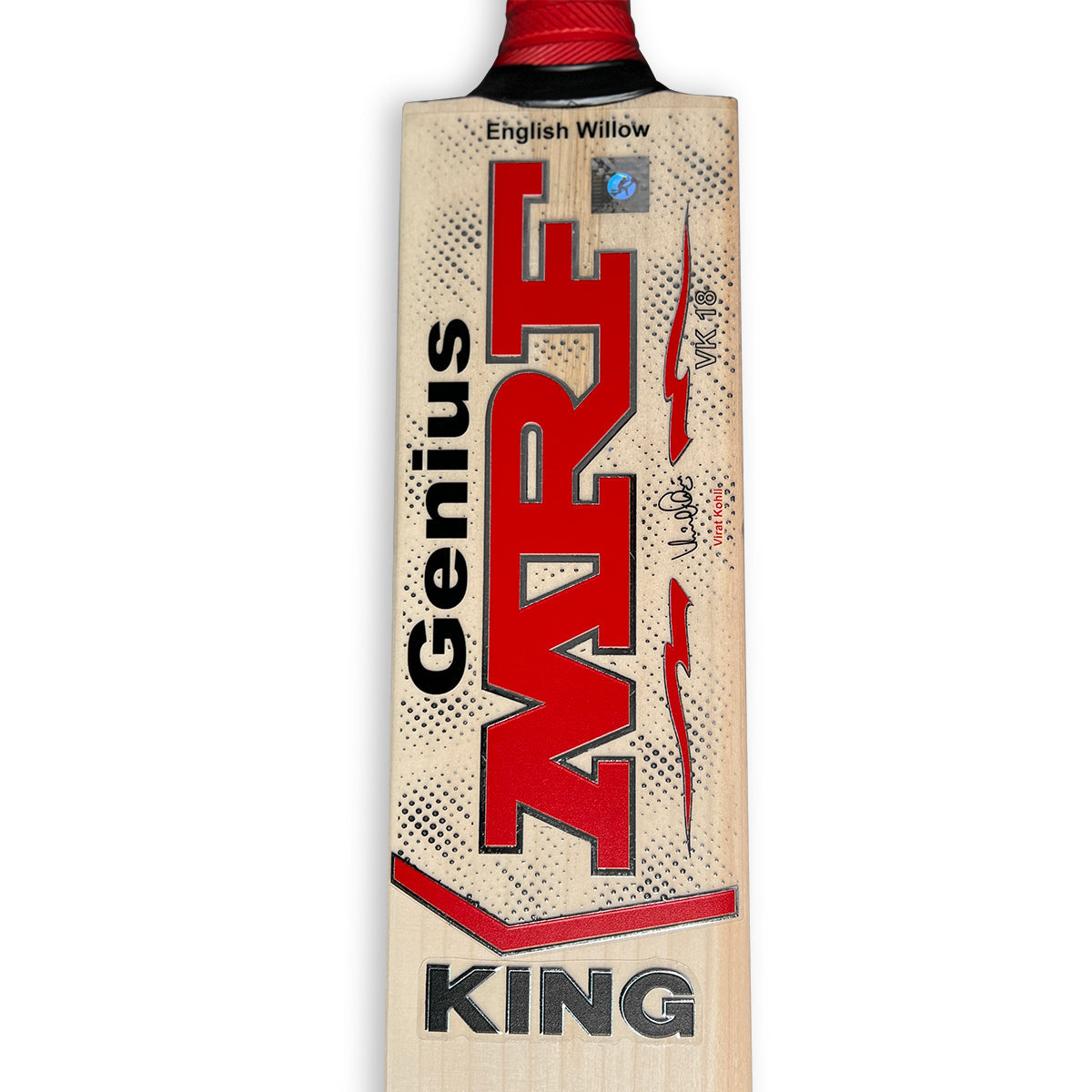 MRF Virat Kohli Genius King Cricket Bat + Gloves