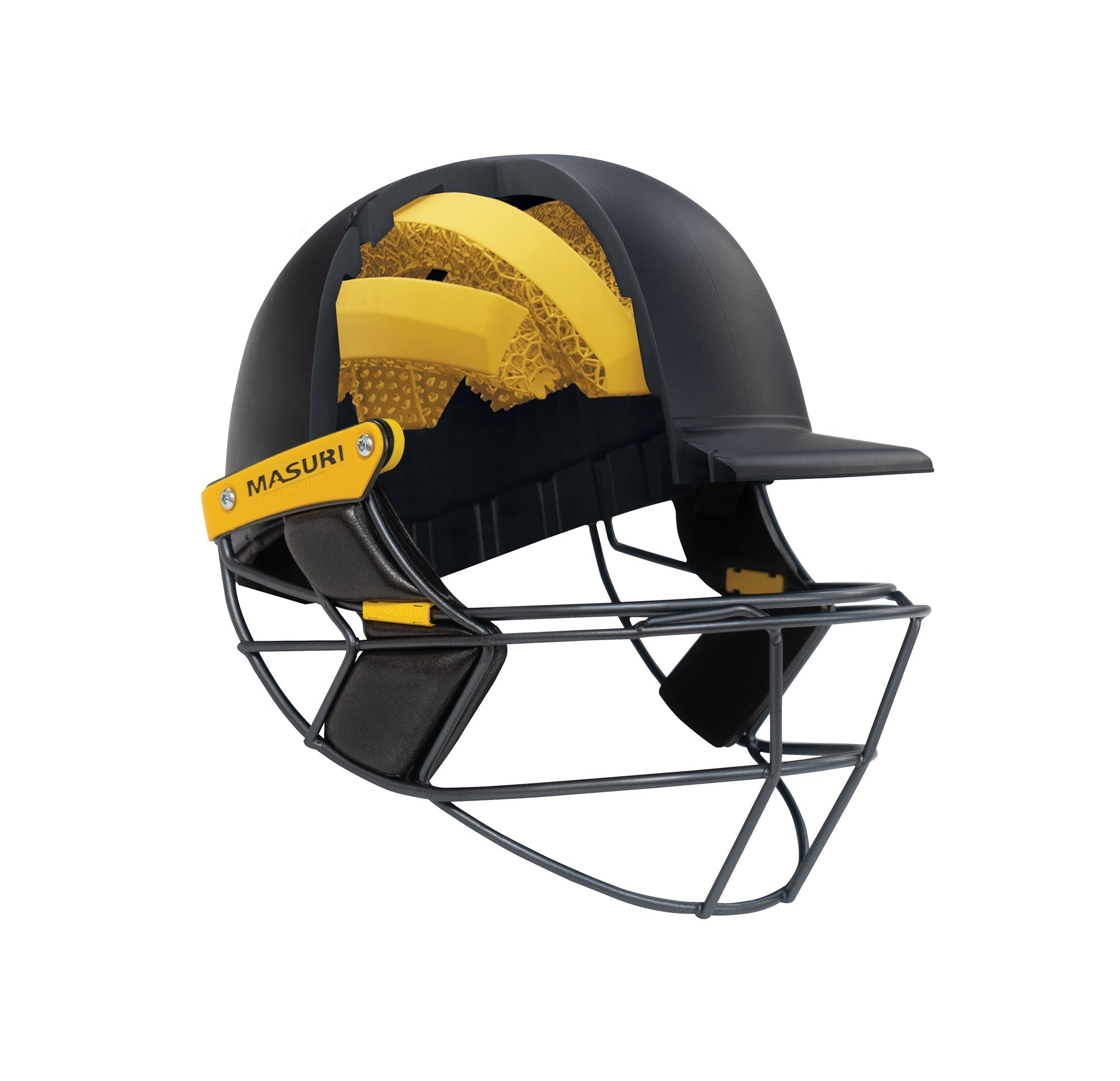 Masuri TF3D E-Line Steel Senior Cricket Helmet