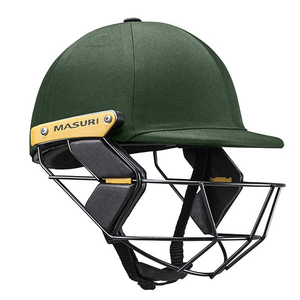 Masuri T-Line Steel Junior Cricket Helmet Green