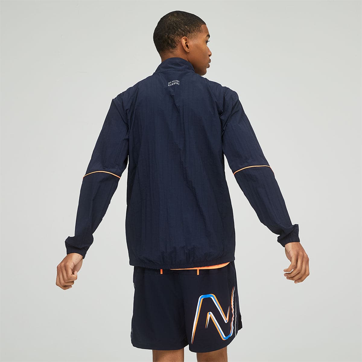 New Balance Impact Printed Mens Running Jacket