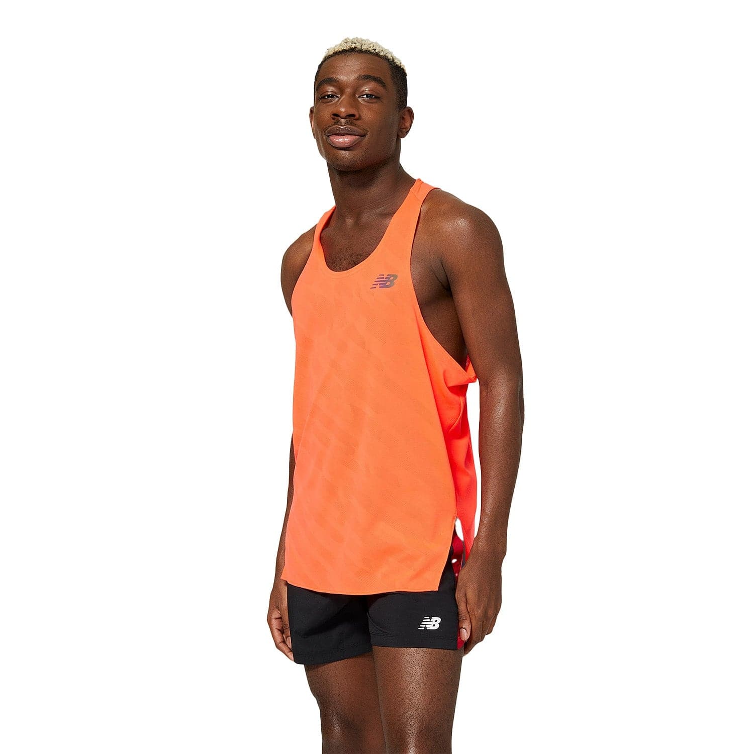 New Balance Q Speed Jacquard Mens Running Singlet