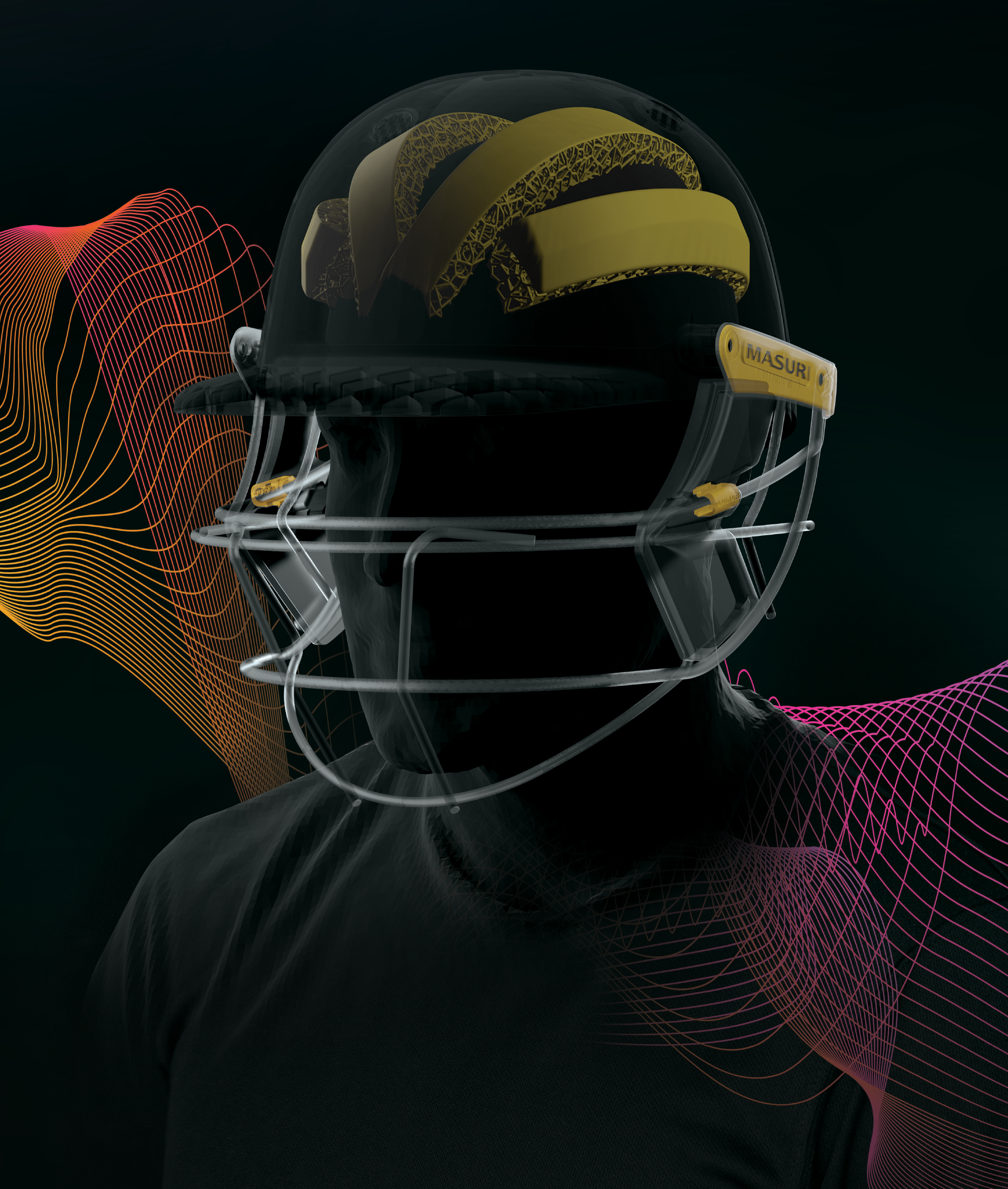 Masuri TF3D E-Line Titanium Senior Cricket Helmet